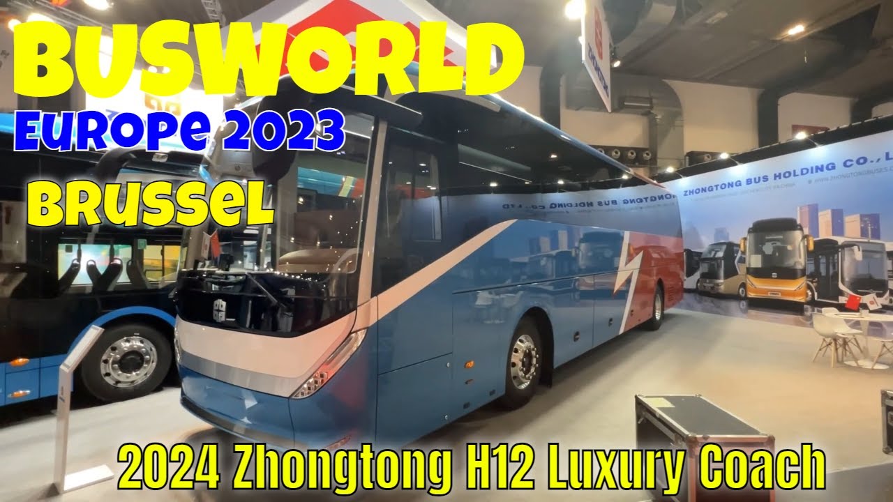 2024 Zhongtong H12 Luxury Coach From China   Interior And Exterior   Busworld Europe 2023 Brussel