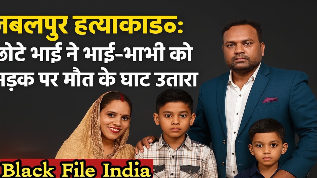 “जबलपुर डबल मर्डर: छोटे भाई ने भाई-भाभी को सड़क पर मौत के घाट उतारा | Jabalpur Double Murder Case”