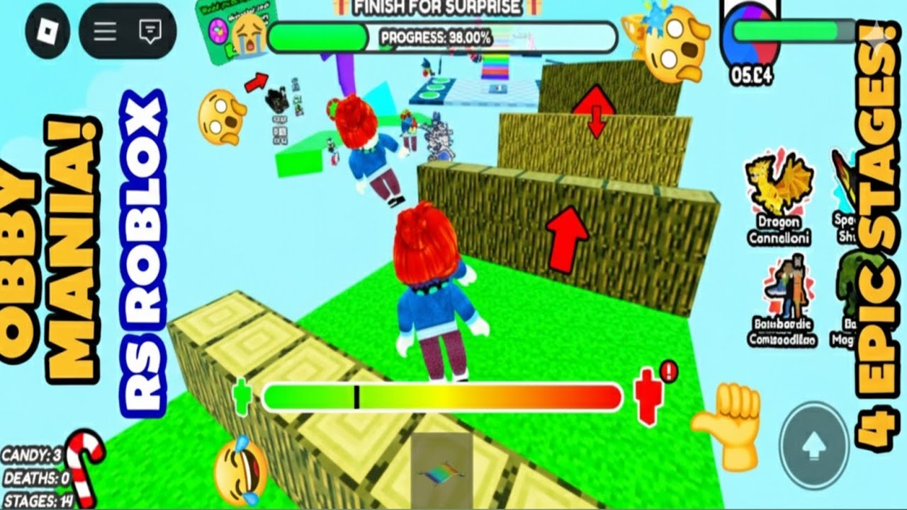OBBY MANIA! 😱 Can I Finish All 4 Epic Stages? | RS ROBLOX