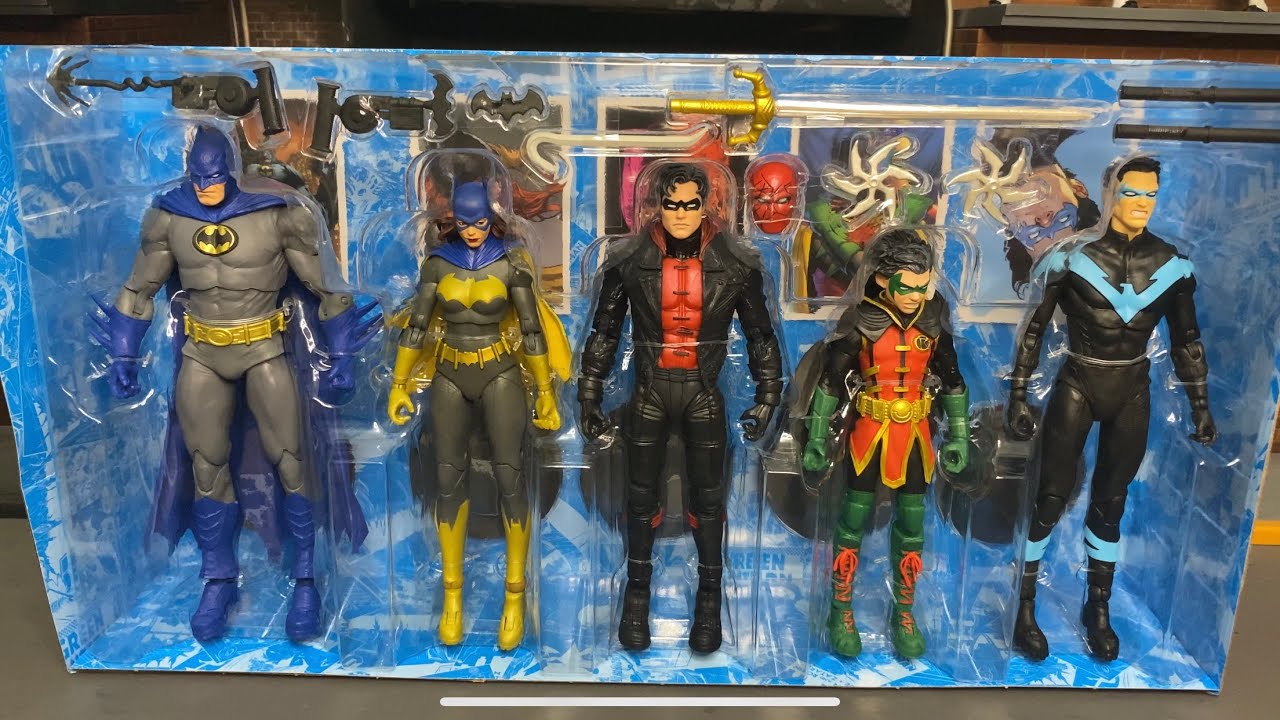 DC Multiverse Batman Family 5 pack comparison review, who did it best?