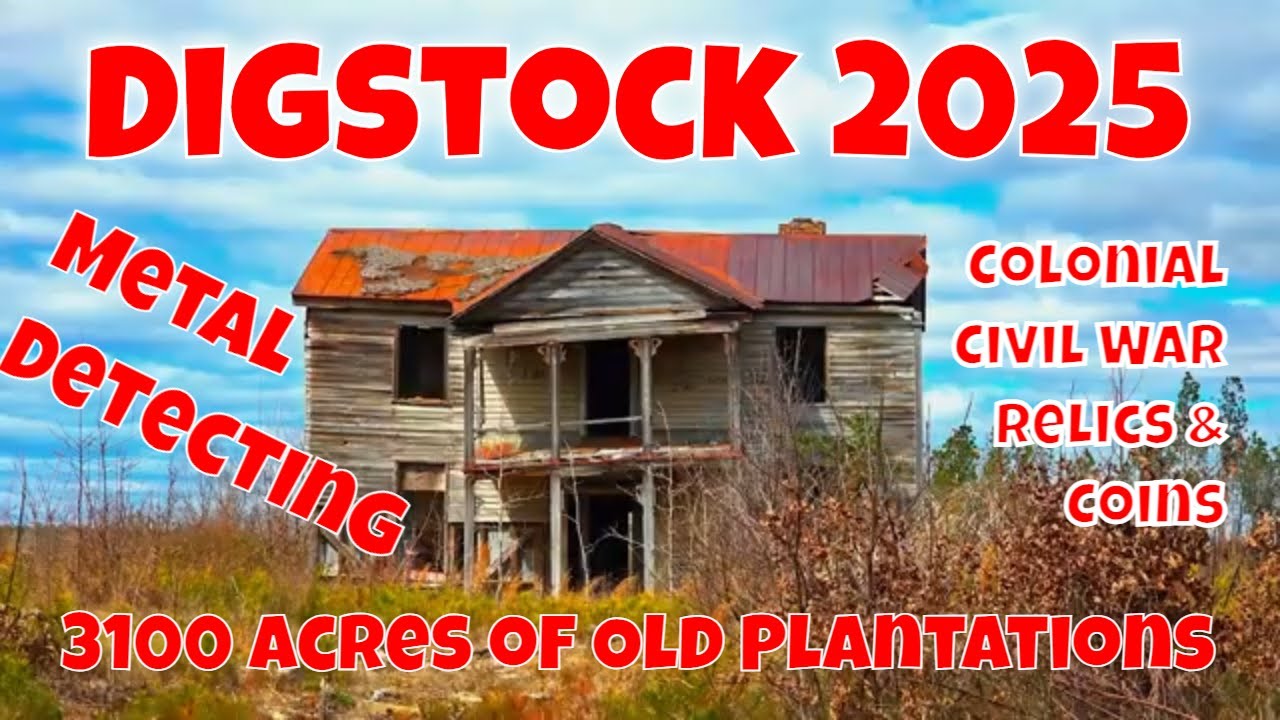 Digstock 11 2025 - Massive Metal Detecting Hunt on 3100 Acres of Historic Rural North Carolina