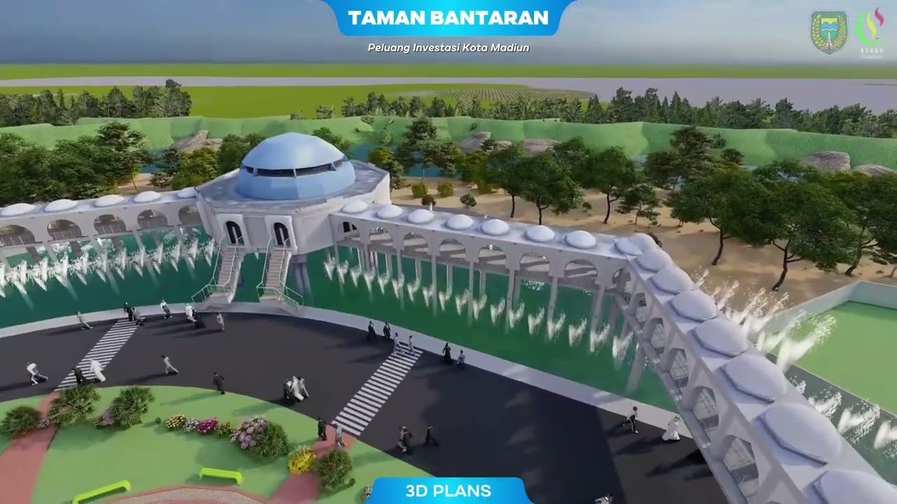 Masjid Apung Melengkapi Area Bantaran Kali Madiun [PELUANG INVESTASI KOTA MADIUN]