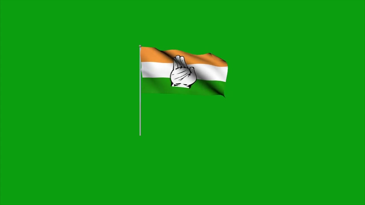 Congress Flag green screen #greenscreenvideo #motiongraphics #aimimflag #nocopyright
