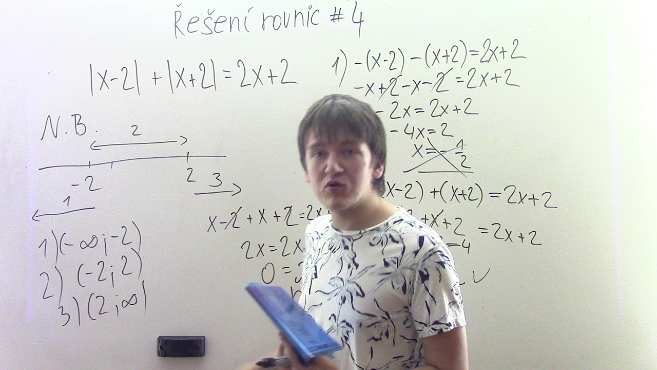 Řešení rovnic #4 - Rovnice s absolutní hodnotou
