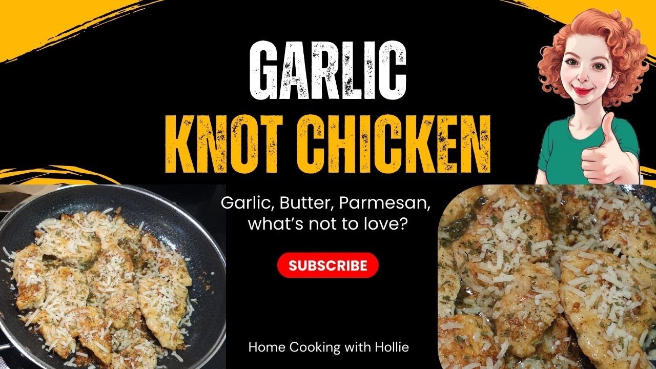 Garlic Knot Chicken 🧄🧀 | Easy Garlic Parmesan Chicken Recipe