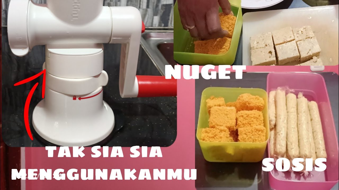 TAK SIA SIA MENGGUNAKAN FUSION MASTER MINCER‼️BUAT SOSIS DAN NUGET UTK BEKAL DI SEKOLAH