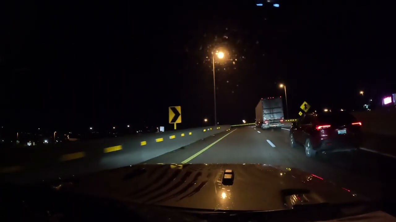 Beautiful night driving ( Cincinnati to Kentucky 