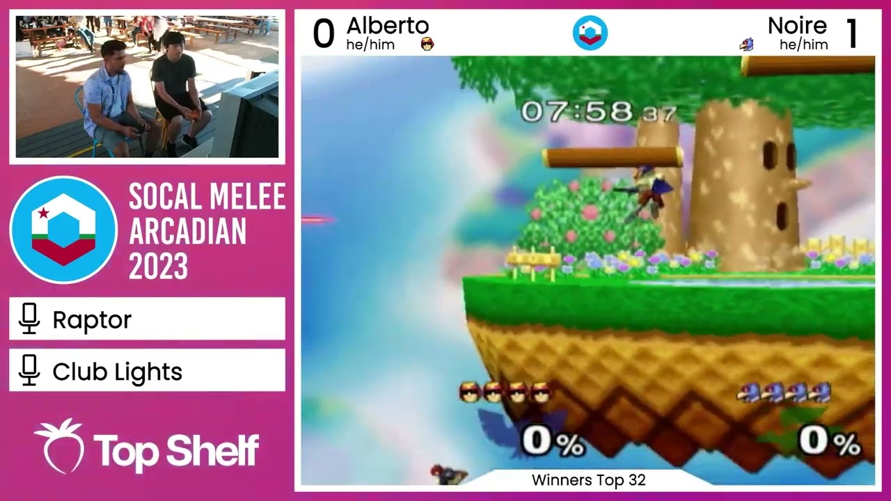 SoCal Melee Arcadian 2023 - Alberto (Falcon) vs. Noire (Falco) - Winners' Pools