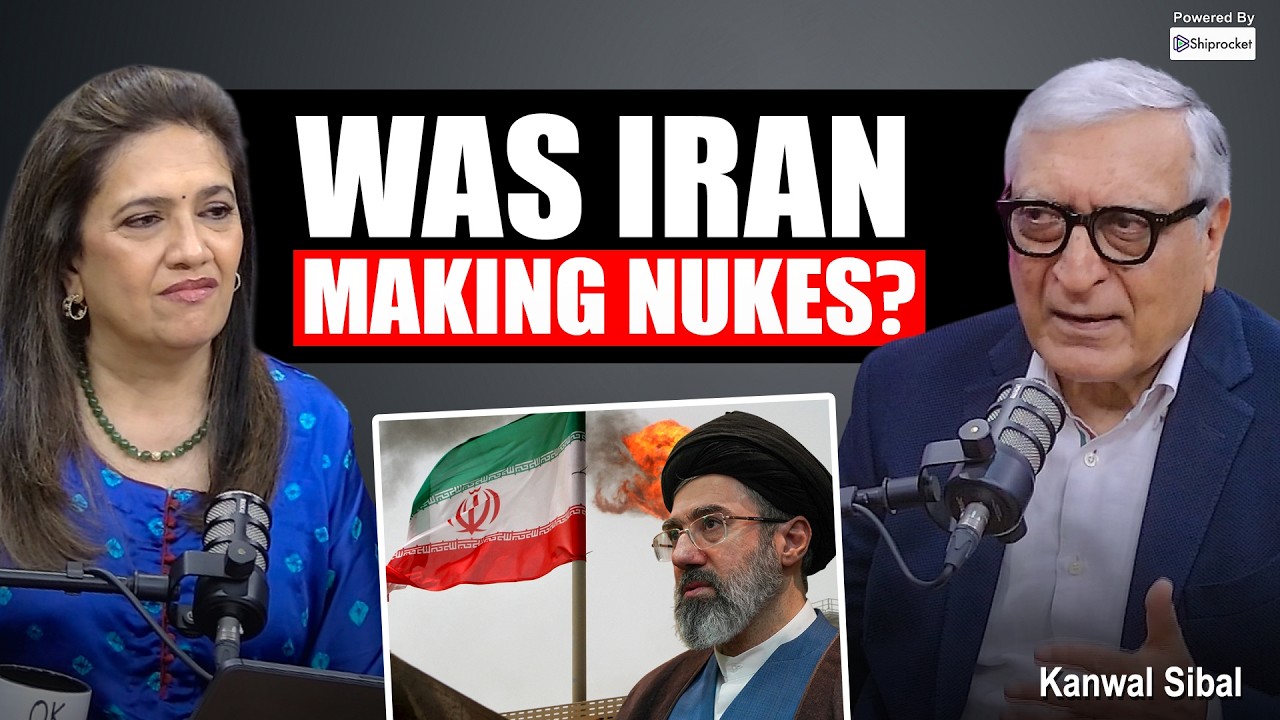 “Nonsense” Kanwal Sibal Rejects Claims Iran Was Building Nuclear Bomb