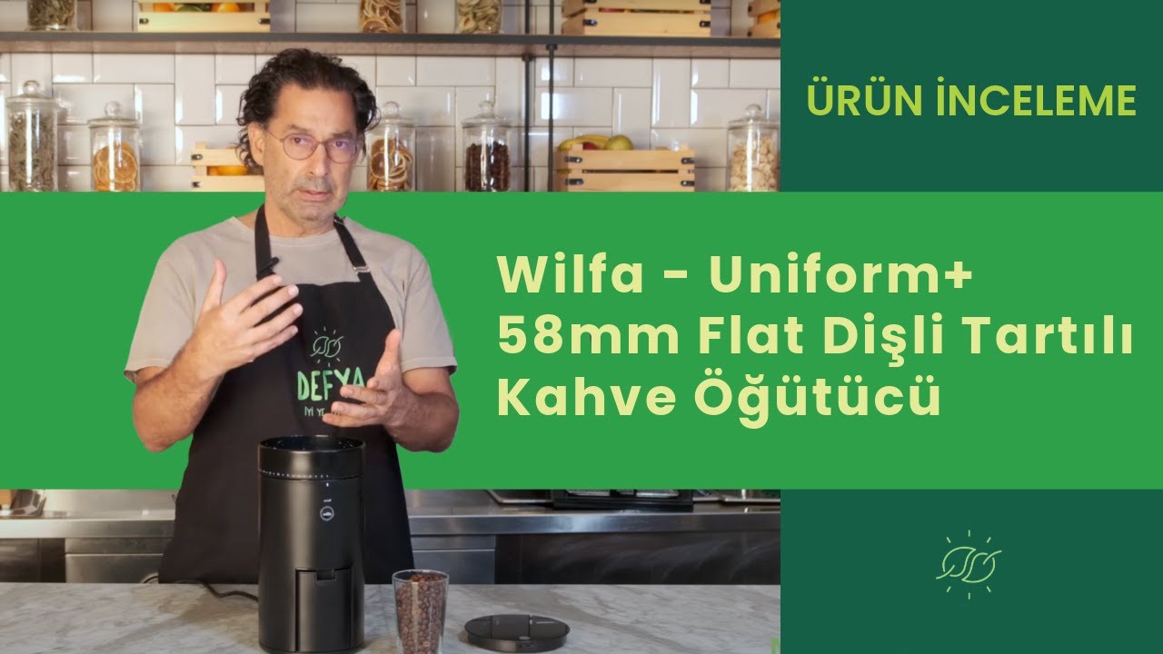 Wilfa - Uniform+ 58mm Flat Dişli Tartılı Kahve Öğütücü
