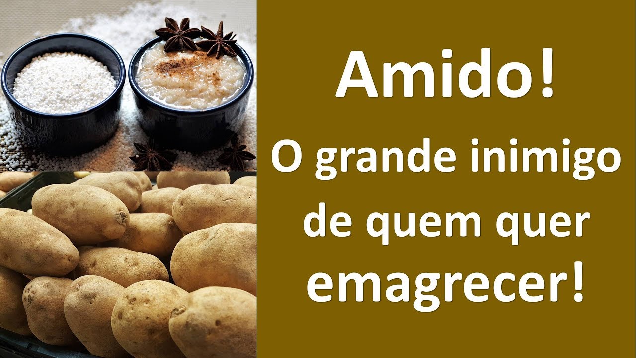 Amido! o grande inimigo do emagrecimento! | Dr. Marco Menelau