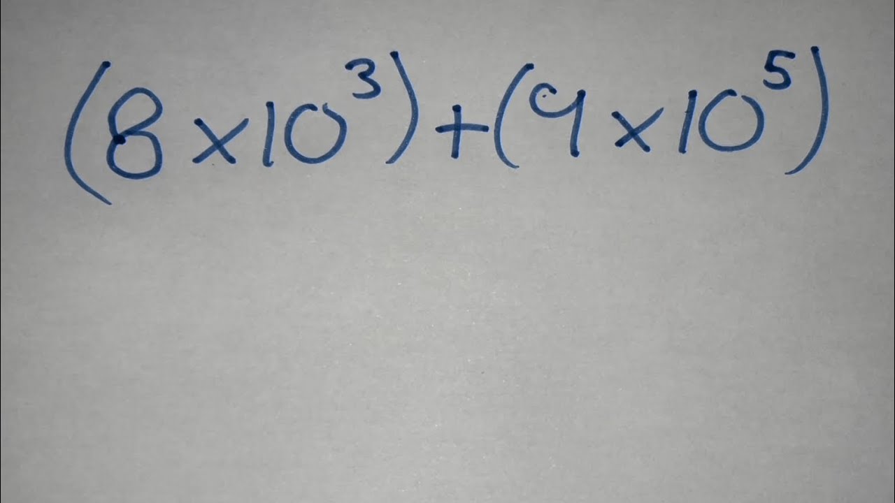 Сложение чисел в стандартной форме | Математика для GCSE