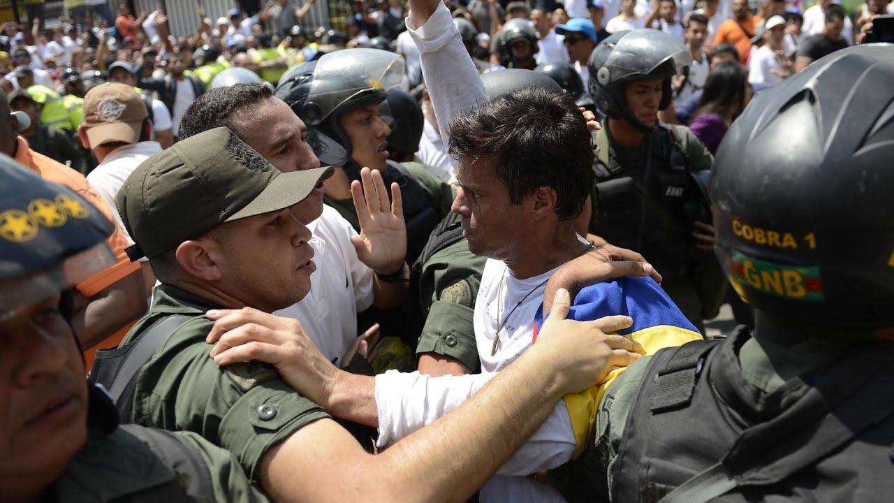 Líder opositor Leopoldo López  fue arrestado por el gobierno venezolano -- Noticiero Univisión