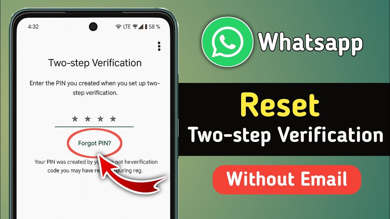 How to Reset Two Step Verification Code in Whatsapp without Email