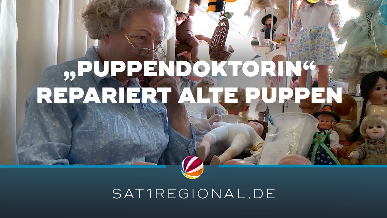„Puppendoktorin“ macht alte und verwahrloste Puppen wieder schön