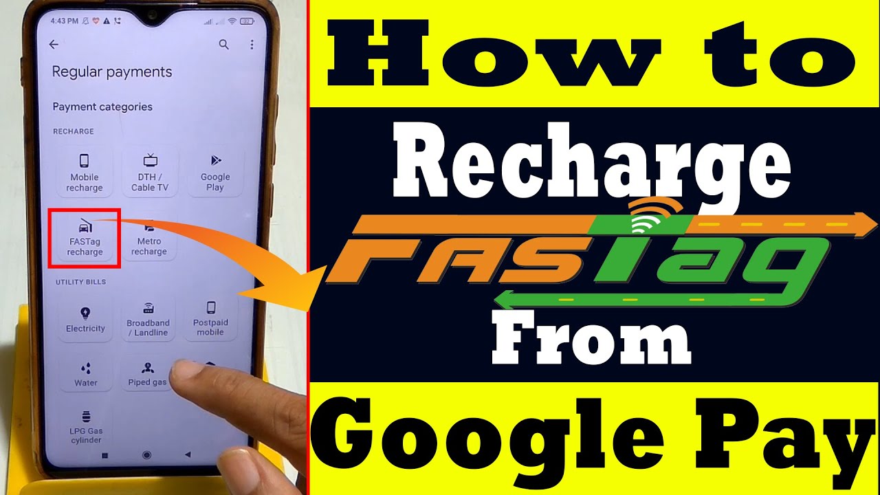 GooglePay Fastag | how to recharge fastag from google pay | google pay se fastag recharge kaise kare