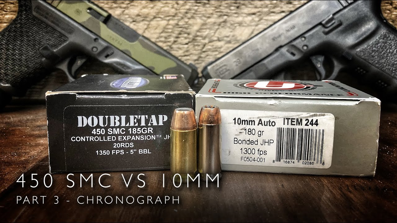 Is 10mm Dead? 450 SMC vs. 10mm - Chrono Head to Head