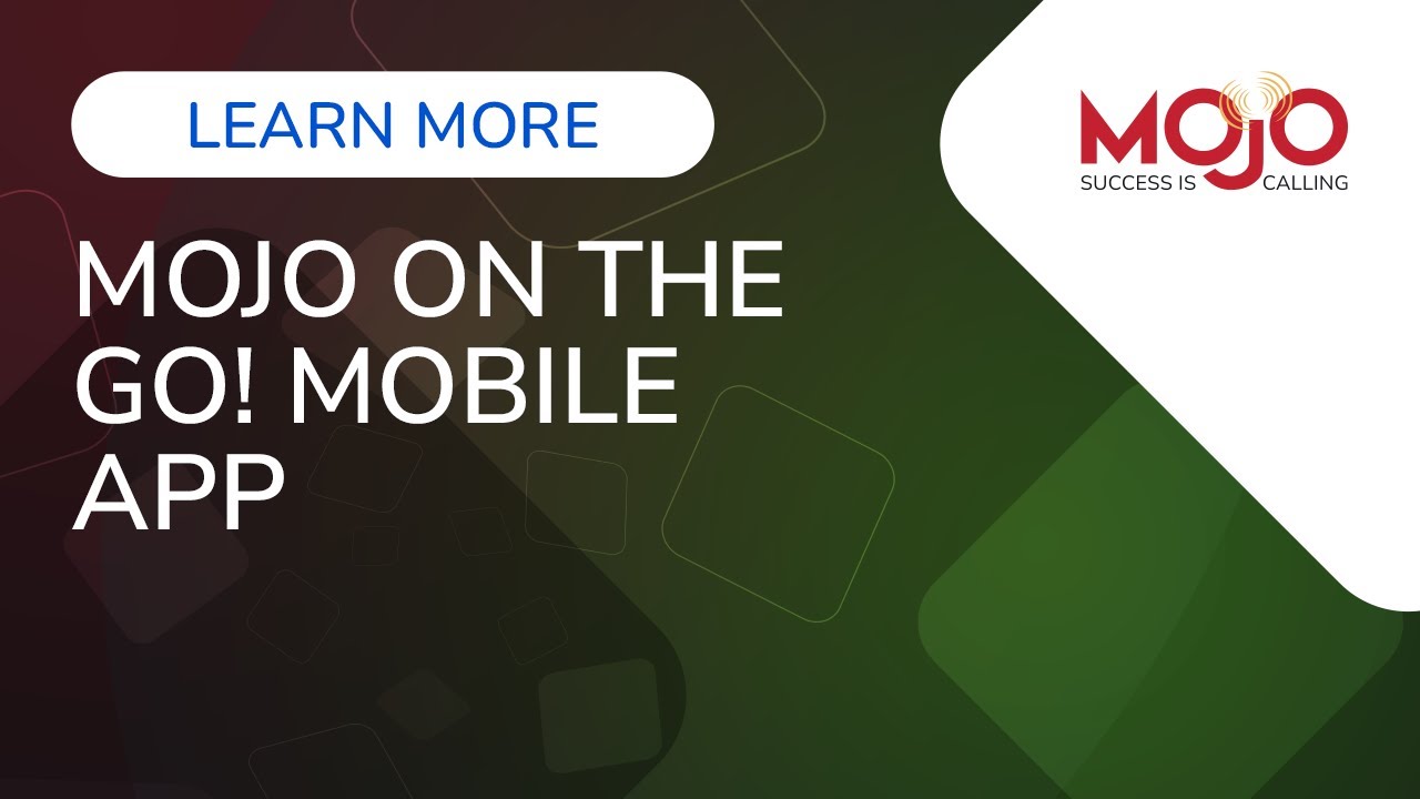 Take Your Mojo on the Go!