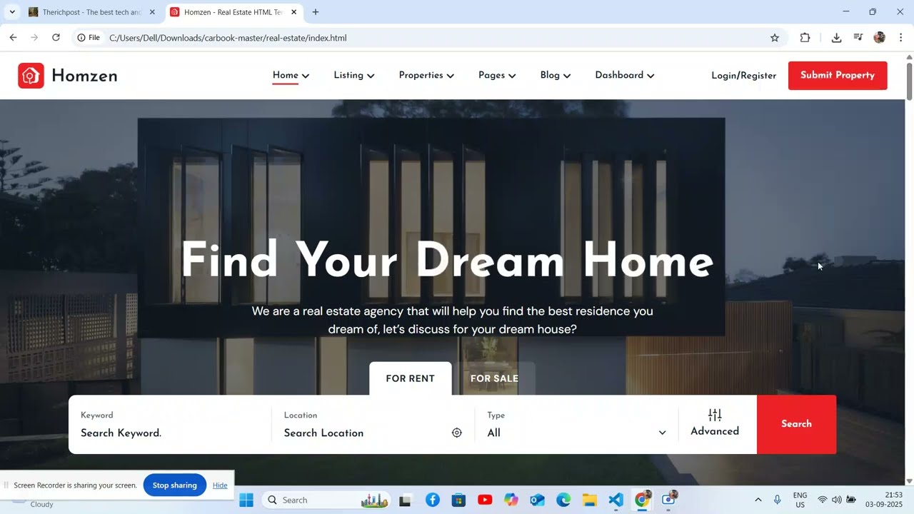 Real Estate FREE HTML Template