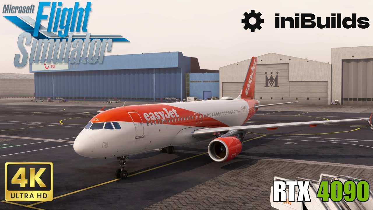 [RTX 4090] IFR Landing into NEW iniBuilds Luton Airport | Ultra Realistic MSFS 2020 4K