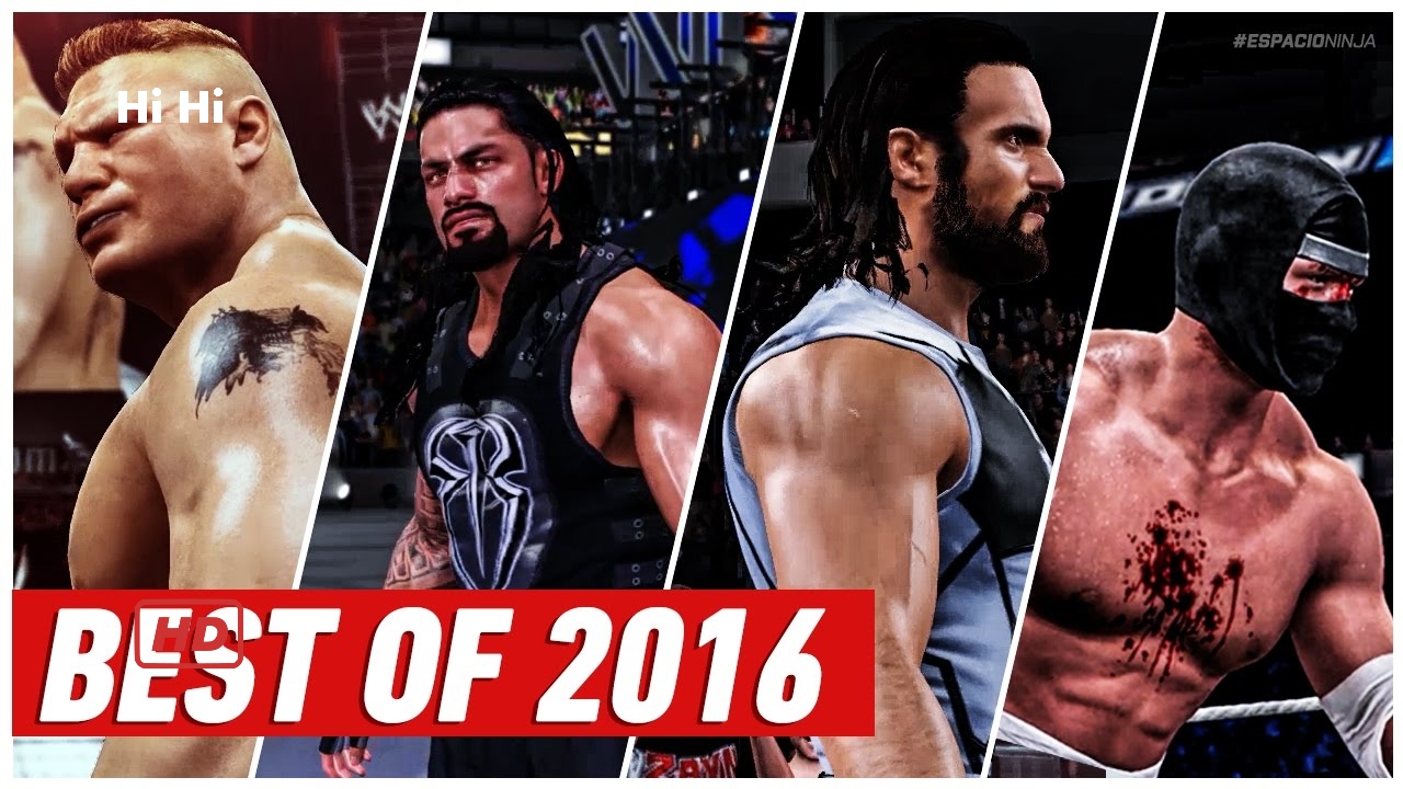 EspacioNinjaX Top 10 Best Matches of 2016 | WWE 2k EMH Series!