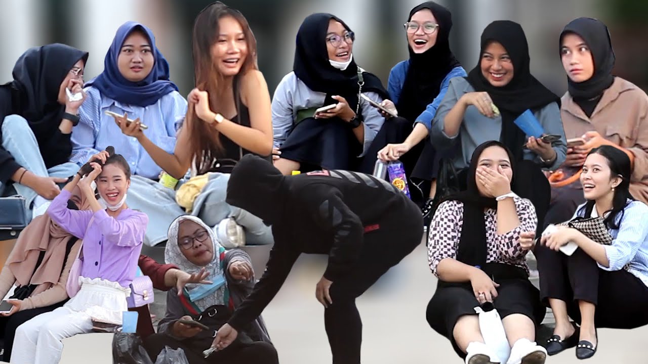 REAKSI UKHTI-UKHTI INI KENA PRANK KASIH UANG DALAM GELAS BIKIN NGAKAK