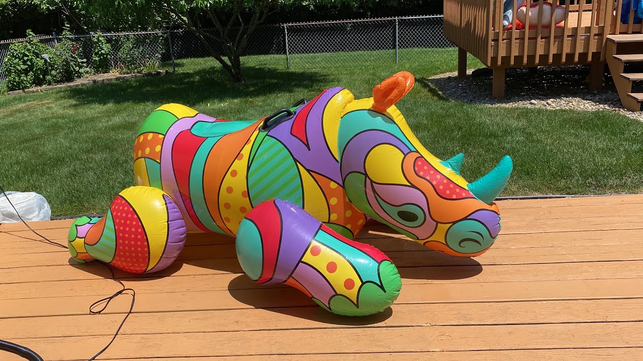 Bestway H20 Go Pop Rhino Inflation
