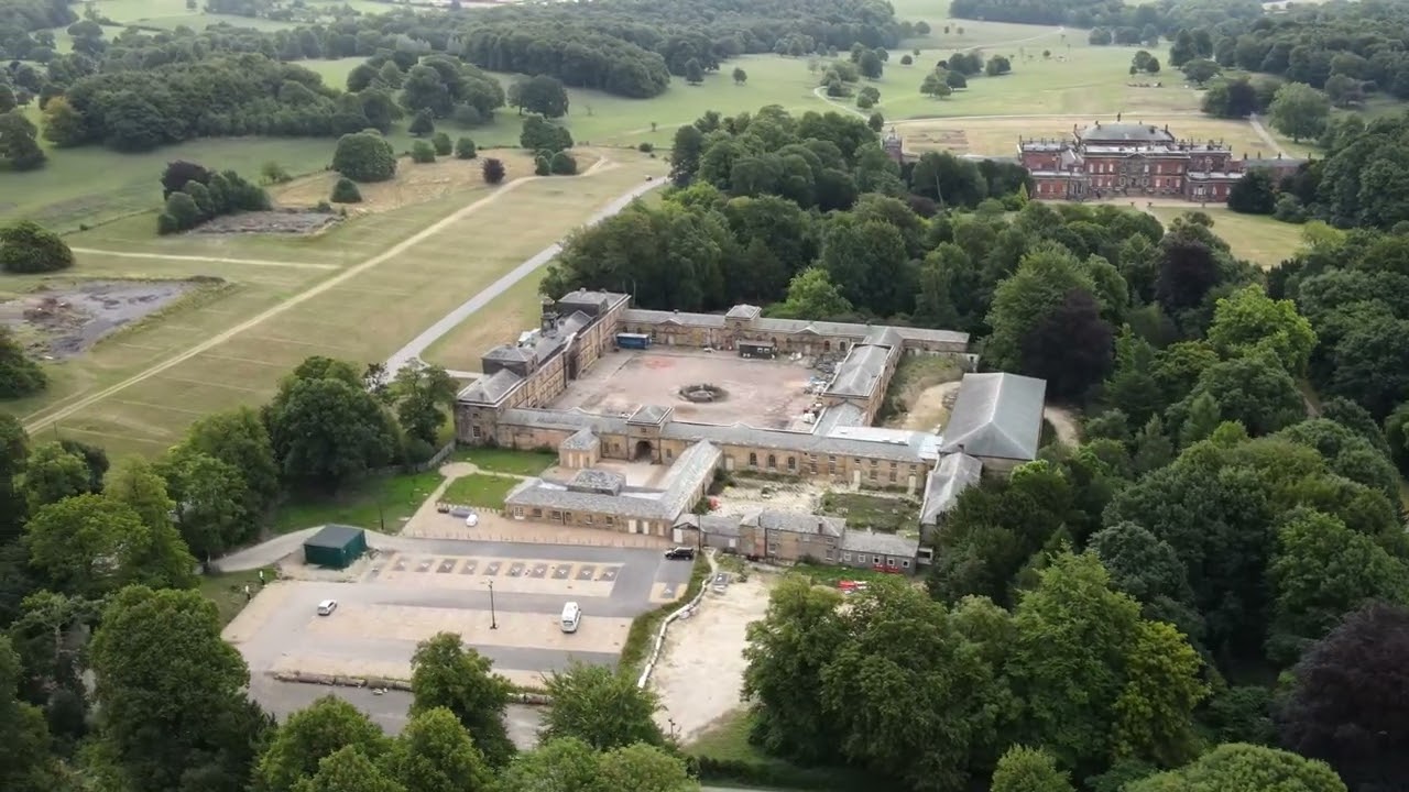 Drone flight around the estate at Wentworth Woodhouse on 28-07-2025