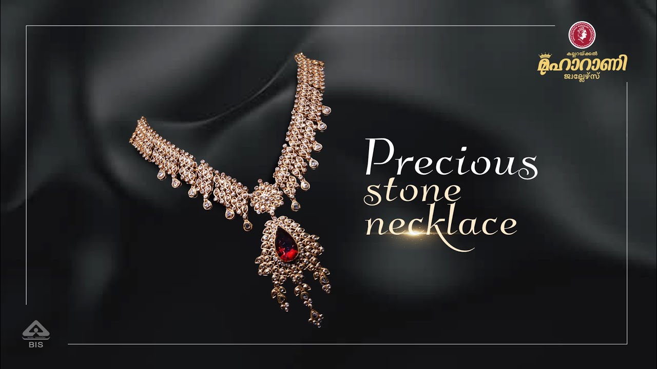 Precious Green & Red Stone Gold Necklace Collection- 2021 Design-Leave an Impression in any Party