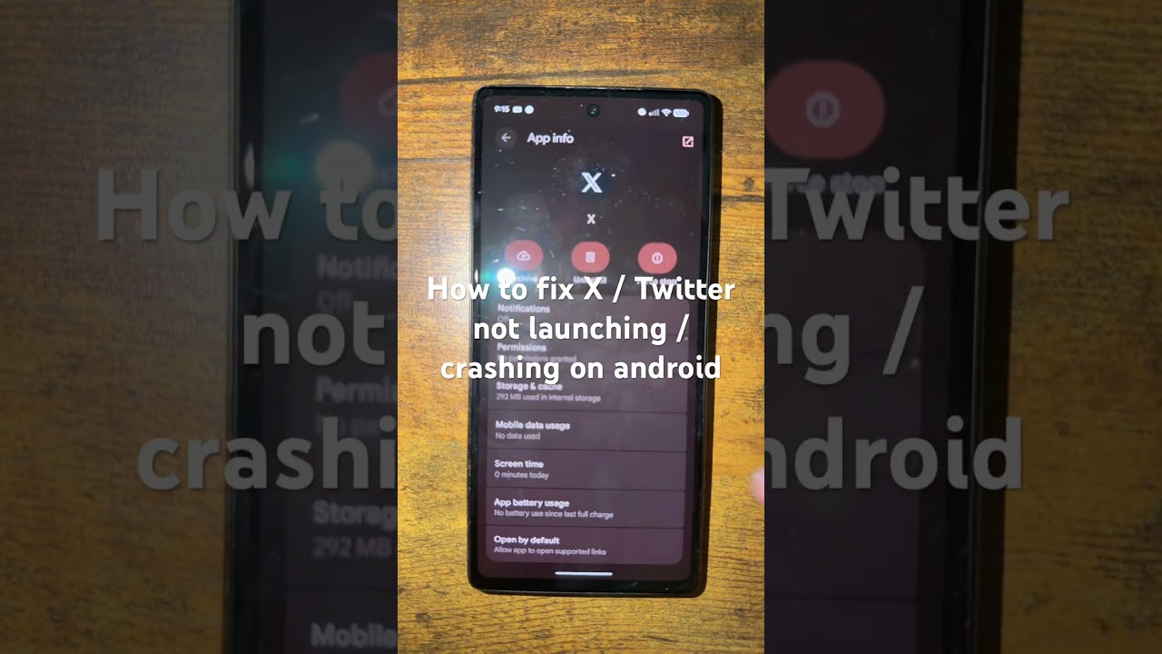 How to fix X / Twitter not launching / crashing on android