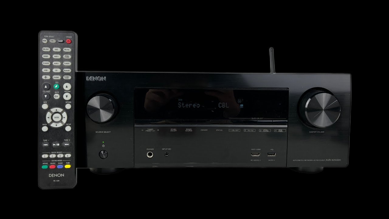 Denon AVR-X2500H Audio Video Network Receiver