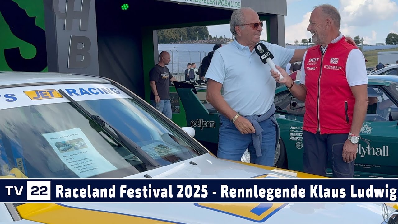 MOTOR TV22: Le Mans Sieger & DTM Meister Klaus Ludwig beim Raceland Festival Schleizer Dreieck 2025
