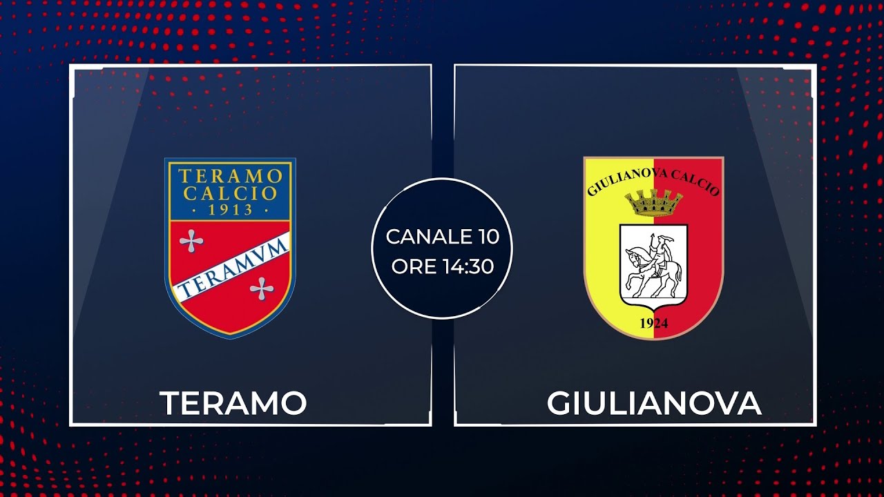 Teramo - Giulianova IN DIRETTA E IN CHIARO SU RETE8 - Domenica 18 Gennaio dalle ore 14:30 (Promo Tv)