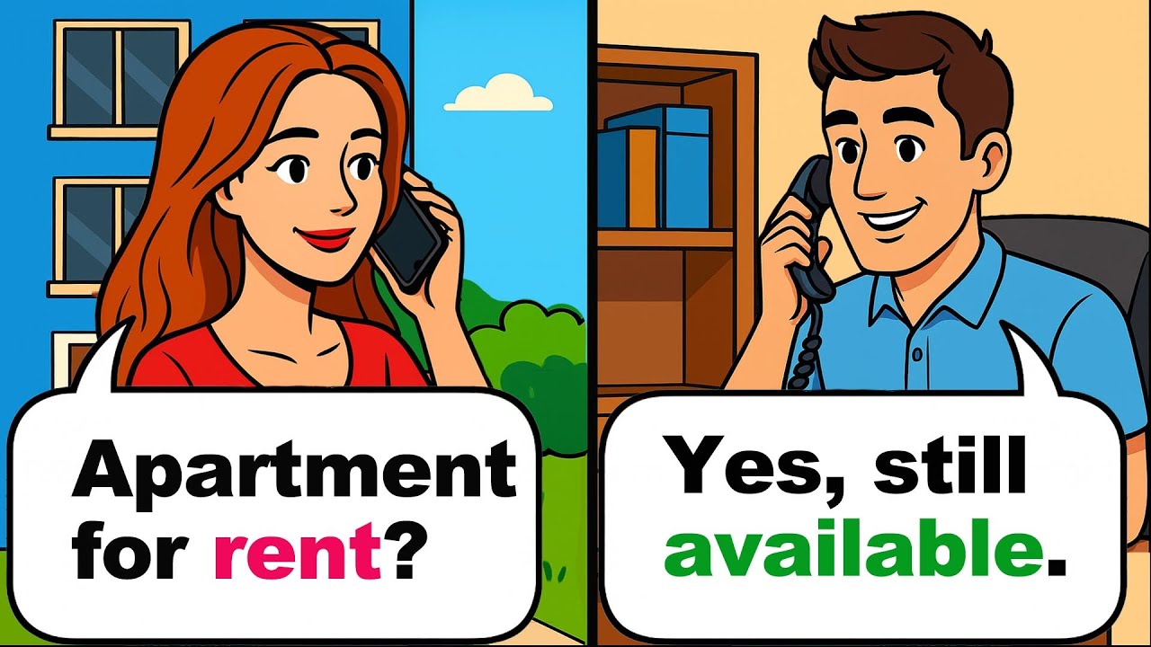 Daily English Conversation - Rent an apartment &ndash; Easy English Practice for Beginners ✅