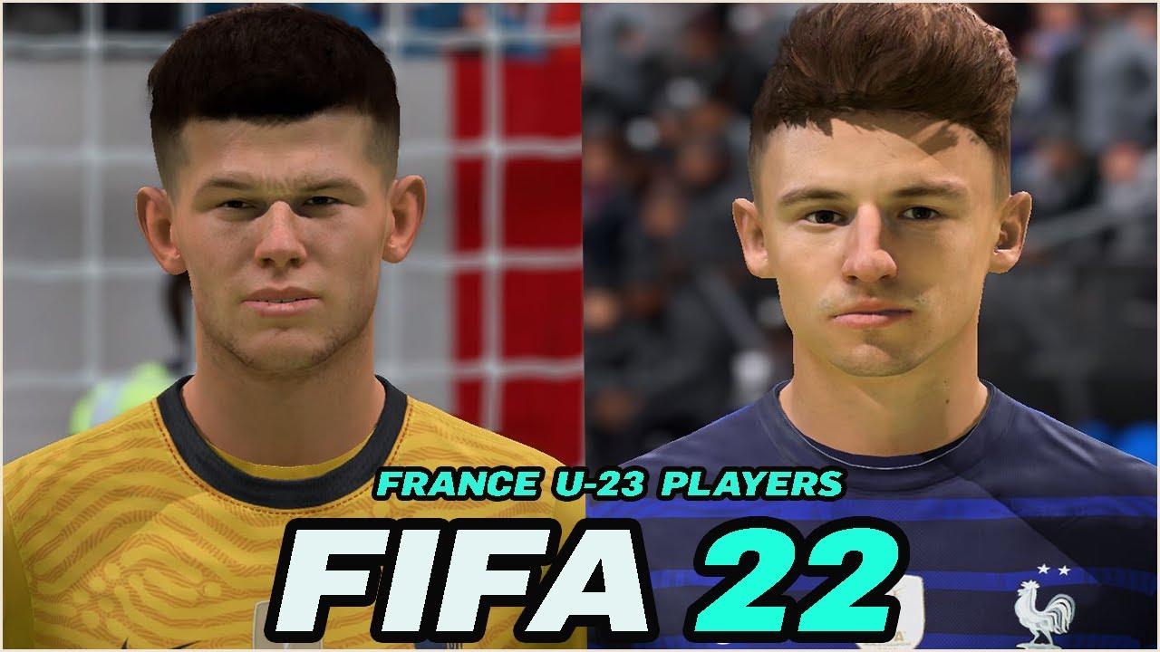 FIFA 22 | ВСЕ ФРАНЦУЗСКИЕ ИГРОКИ U-23 С НАСТОЯЩИМИ ЛИЦАМИ