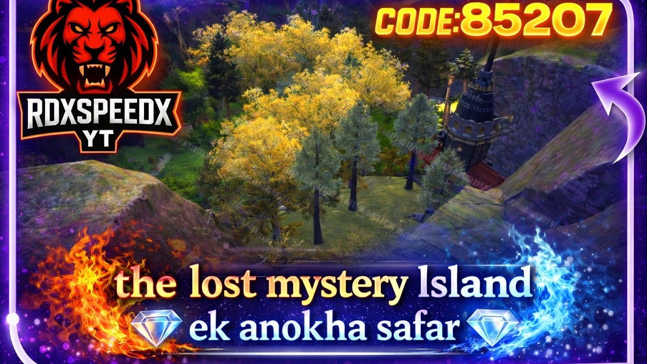 Bgmi wow Parkour map code 85207 | the lost mystery Island ek anokha safar | #bgmiwow #bgmiparkour 