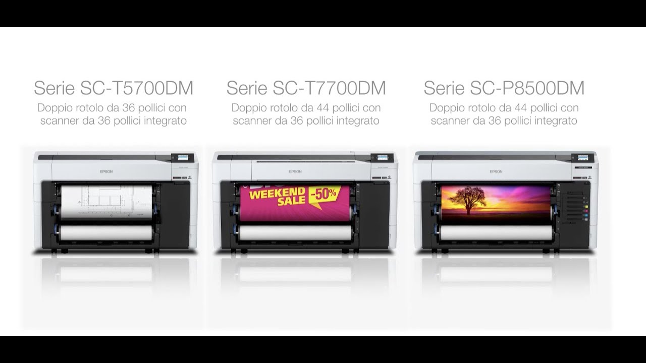Nuova serie  2024 Epson Multifunzione (scanner + stampa grande formato)