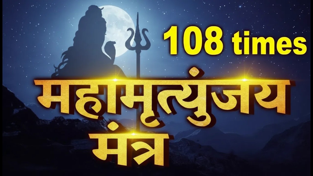 महामृत्युंजय मंत्र 108 times I Mahamrityunjay Mantra I Sugam Singh l Full HD Video Song