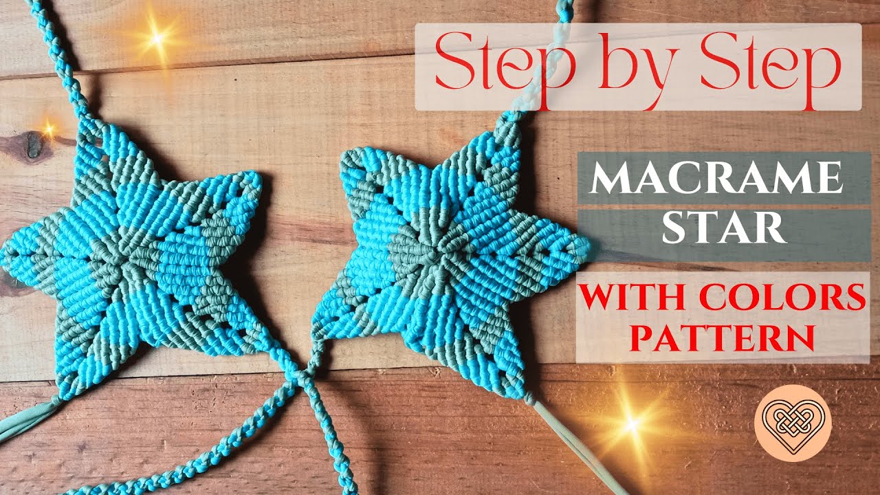 MACRAME STAR TOP TUTO ESTRELLA EN MACRAME TOP