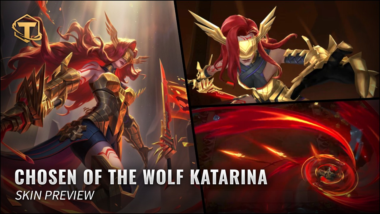 Chosen of The Wolf Katarina Unbound &ndash; Skin Preview || Teamfight Tactics