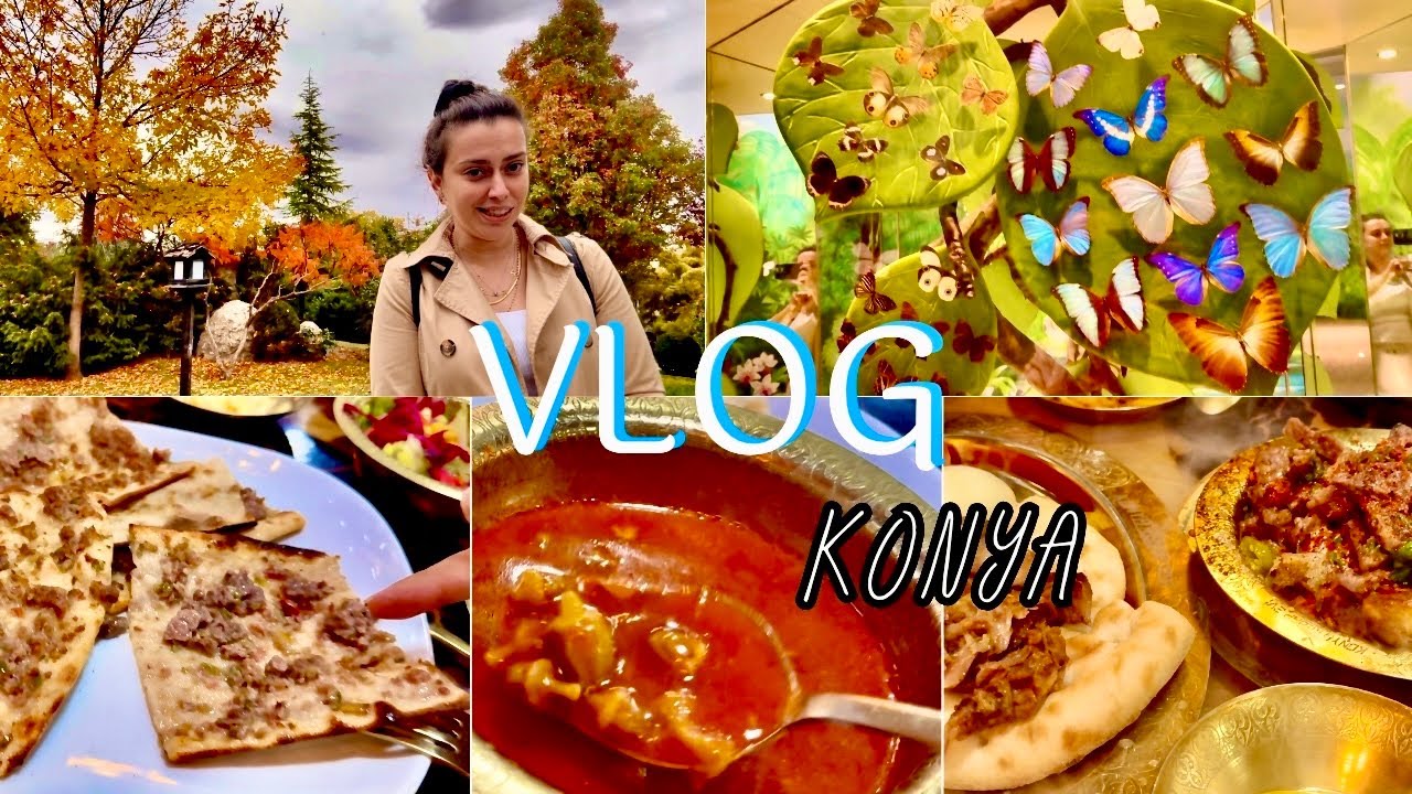 KONYAYI GEZİYORUZ VLOG #japonparkı #kelebekbahçesi #konyakebapevi #konya