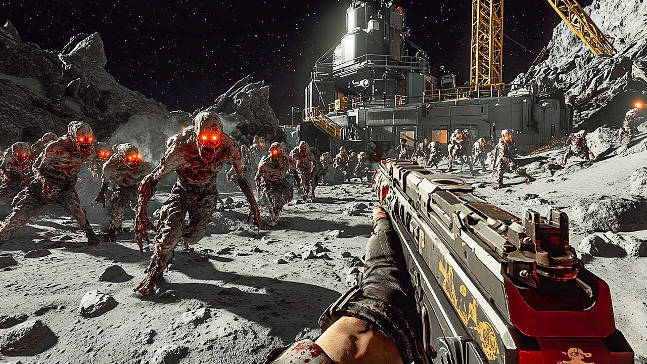 NO COMMENTARY MOON: ZOMBIES GAMEPLAY! CALL OF DUTY BLACK OPS 3