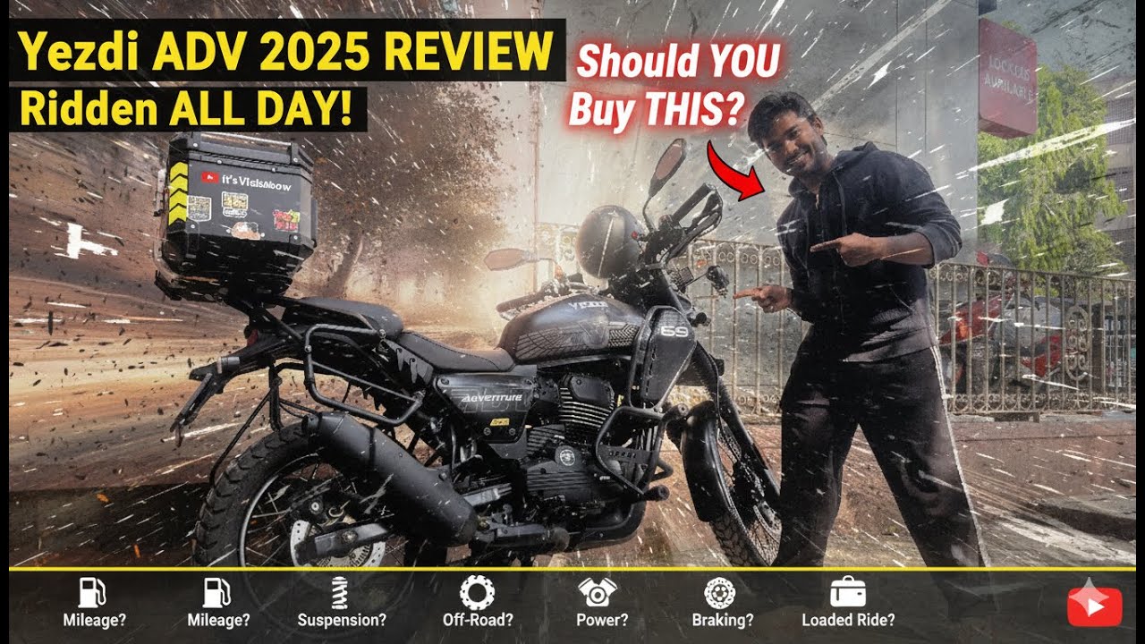 Is the Yezdi ADV 2025 Overhyped? My HONEST Full-Day Ride Review!