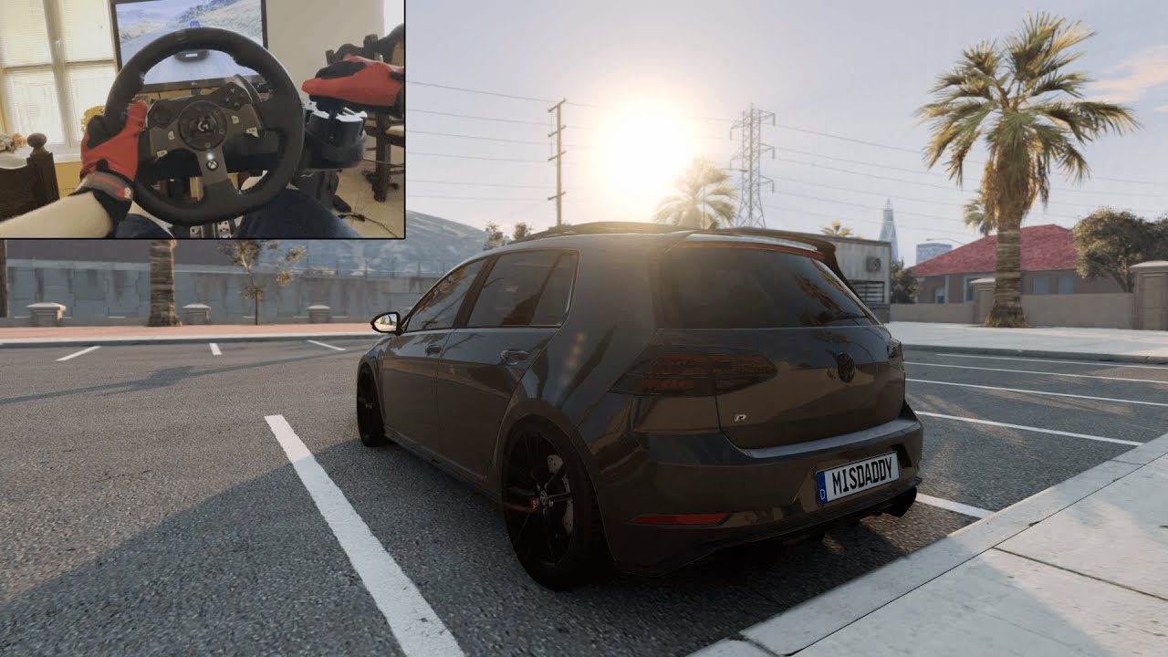 500HP Volkswagen Golf R | BeamNG.Drive (Steering Wheel + Shifter) Gameplay