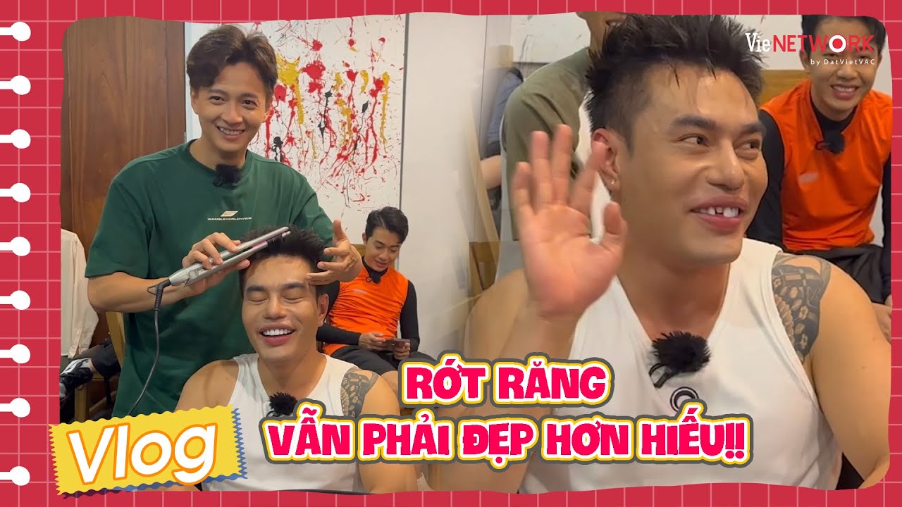 Dương Lâm rớt răng nhưng vẫn hơn thua nhan sắc với HIEUTHUHAI, bắt Ngô Kiến Huy làm tóc cho mình