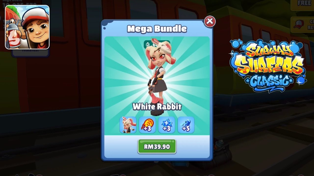Unlock White Rabbit - Real Money - Subway Surfers Classic 2025 | Mega Bundle