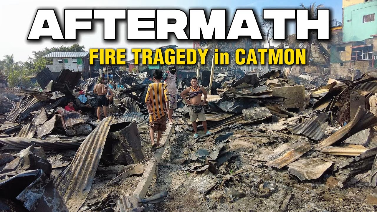 AFTERMATH FIRE TRAGEDY in Barangay CATMON MALABON CITY