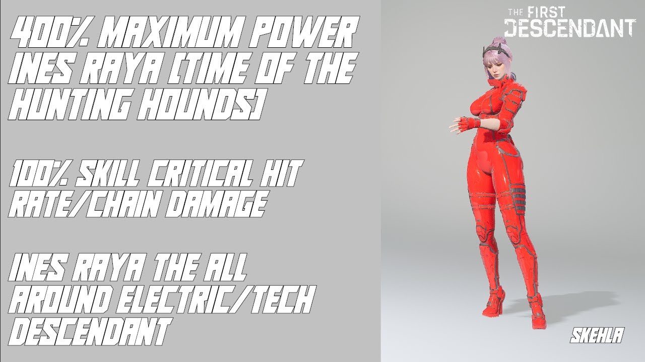 400% Ines Raya Build (New Red Mod) | S-Tier All Around Mobber/100% Skill Critical Hit Rate | TFD