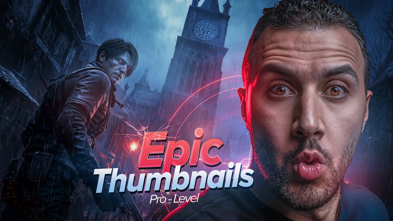 Epic Thumbnail Design Tutorial (Pro Level) ✅🔥