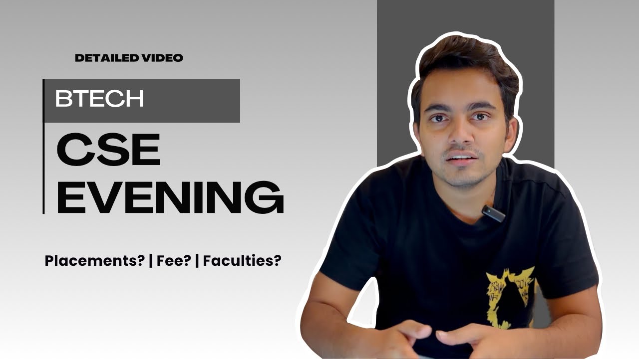 Btech CSE evening vs morning l Is it worth? I Fee l Placements l Faculties l Amity university noida
